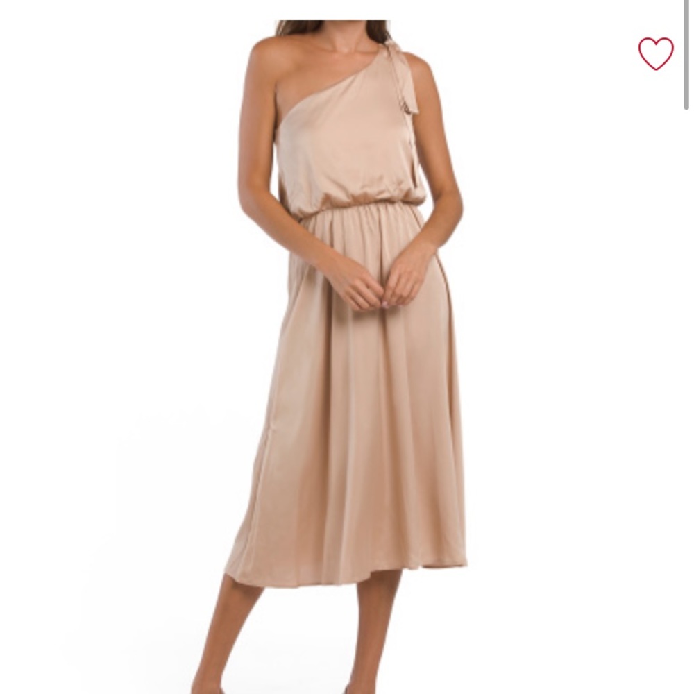 Nicole Miller NWT satin one shoulder dress